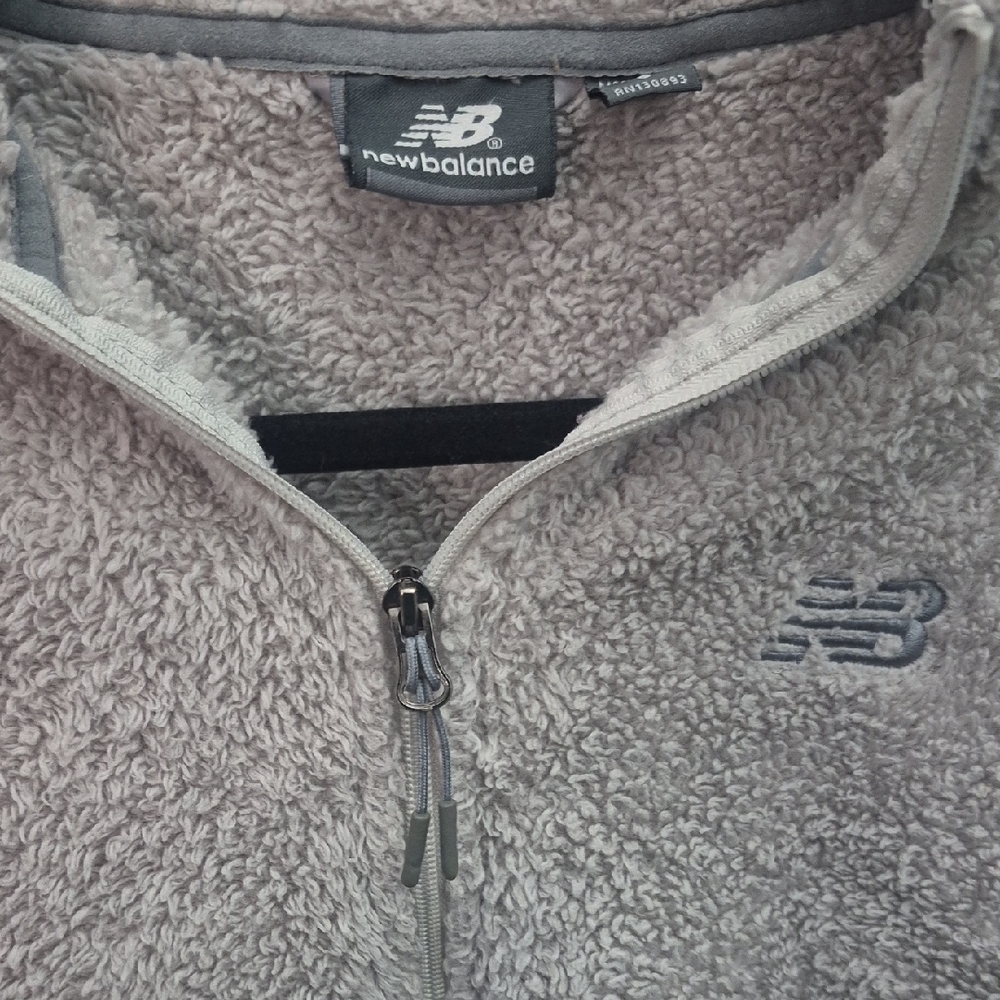 New Balance Gray Fleece Jacket - Picture 5 of 8